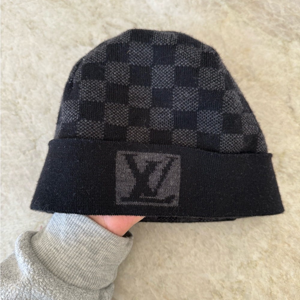Louis Vuitton Men’s Wool Damier Beanie